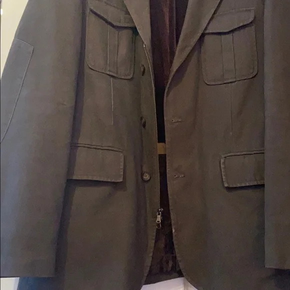 TOMMY HILFIGER WINTER JACKET LARGE OLIVE GREEN EXCELLENT CONDITION - Picture 8 of 8